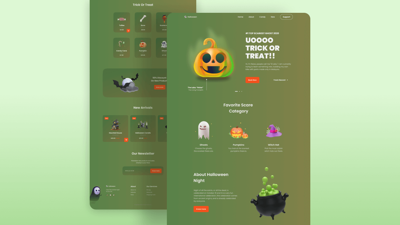 Projeto Halloween Website